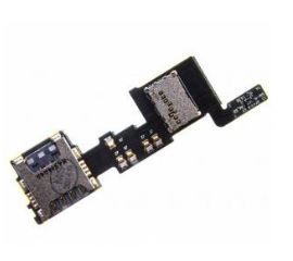Samsung Galaxy Note 4 (SM-N910) Шлейф с разъемом SD-карты и SIM-коннектором (снятый оригинал) Samsung - Сервис Плюс Рус