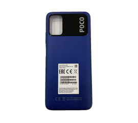 Xiaomi POCO M3 задняя крышка синяя (снятый оригинал) Xiaomi - Сервис Плюс Рус