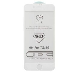 Защитное стекло IPhone 7/8 5D 0.3mm без упаковки белое - Сервис Плюс Рус