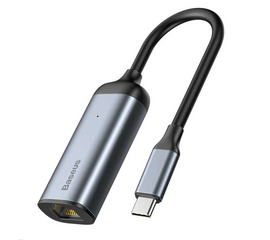 Хаб Baseus Enjoy Series Type-C to RJ45 - Серый (CAHUB-H0G) - Сервис Плюс Рус