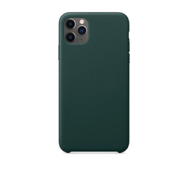 Чехол iPhone 11 Pro Max Leather Case - Forest Green - Сервис Плюс Рус