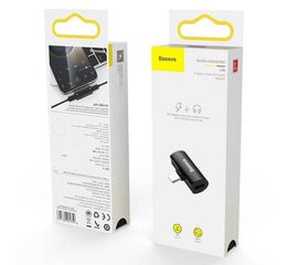 Переходник Lightning на 2 Lightning L46 Baseus черный - Сервис Плюс Рус