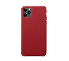 Чехол для iPhone 11 Pro Max Leather Case - (PRODUCT)RED Apple - Сервис Плюс Рус