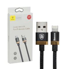 Кабель для iPhone, Baseus Golden Belt Series USB Cable Lightning Black/Gold 1.5m - Сервис Плюс Рус