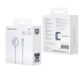 Беспроводное зарядное устройство BQ21 для iWatch c разъемом Type-C BOROFONE белое - Сервис Плюс Рус