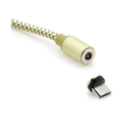 Кабель USB Micro USB 1m RC-095m магнитный Remax золото - Сервис Плюс Рус