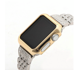 Корпус CS7015 COTEetCI Soft case 38 mm для часов Apple Watch, золотой - Сервис Плюс Рус