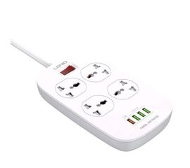 Сетевой фильтр LDNIO SC4407 Defender Series 2500W 4 розетки, 4 USB, 2м - Сервис Плюс Рус