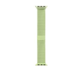 Ремешок для Apple watch 38/40mm Milanese loop Мятно-зеленый (Mint green) - Сервис Плюс Рус