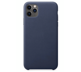 Чехол для iPhone 11 Pro Leather Case - Midnight Blue (№2) - Сервис Плюс Рус