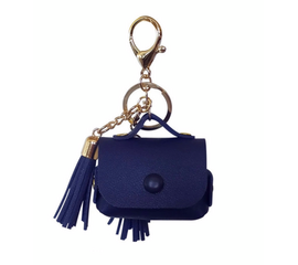 Чехол для AirPods Pro кисточка кожа - Темно-синий - Сервис Плюс Рус