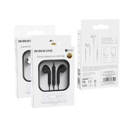 Наушники с микрофоном Borofone BM30 черные - Сервис Плюс Рус