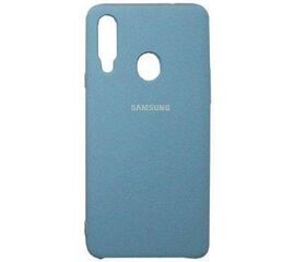 Чехол Samsung A20S SILICONE COVER Синий - Сервис Плюс Рус