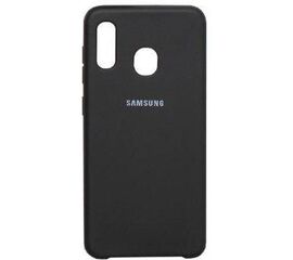 Чехол Samsung A20/A30 SILICONE COVER Черный - Сервис Плюс Рус
