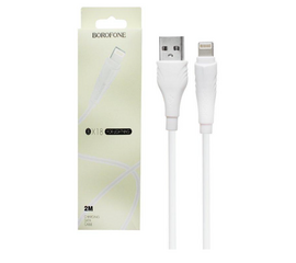 Кабель USB Lightning bx18 2m Borofone белый Borofone - Сервис Плюс Рус