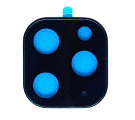 Защитное стекло для камеры Apple iPhone 11 Pro / 11 Pro Max (полная проклейка, черная рамка) - Сервис Плюс Рус