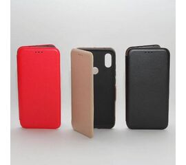 Чехол-книжка Xiaomi Note 6/ Note 6 Pro Flip cover leather - черный - Сервис Плюс Рус