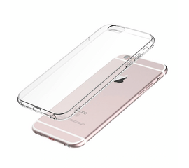 Силиконовая накладка Apple iPhone 6 Plus / 6S Plus (прозрачная, цветная, в ассор.) - Сервис Плюс Рус