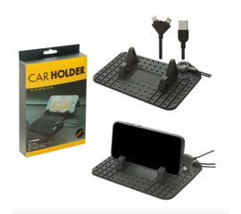 Автомобильный держатель-зарядка Ditto DO-CZ18 для смартфонов резиновый на торпеду - Сервис Плюс Рус