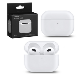 Силиконовый чехол Silicone Case для AirPods 3, Белый - Сервис Плюс Рус