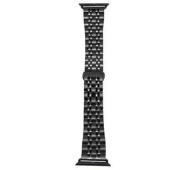 Ремешок для Apple Watch 38mm/40mm Metal 7-bead (черный) - Сервис Плюс Рус