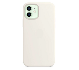 Чехол силиконовый для iPhone 12 Pro Max Silicone Case MagSafe White - Сервис Плюс Рус