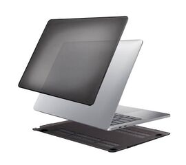 Чехол-накладка для MacBook Air 13 (2020) кристалл черный - Сервис Плюс Рус