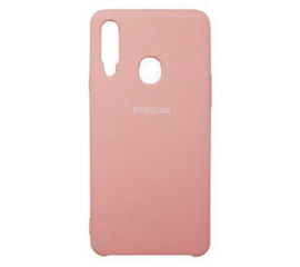 Чехол Samsung A20S SILICONE COVER Розовый - Сервис Плюс Рус