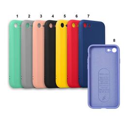 Cиликон iPhone SE(2020) NANO 2.0 mm (с магнитом) С LOGO - розовый №3 - Сервис Плюс Рус