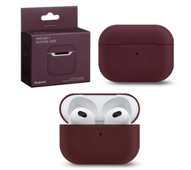Силиконовый чехол Silicone Case для AirPods 3, Темно-пурпурный - Сервис Плюс Рус