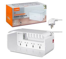 LDNIO SC5309 Power Strip Быстрая зарядка Универсальный адаптер питания для умного дома с 5 Разъем 3 USB-портом - Сервис Плюс Рус