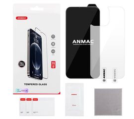 Защитное стекло iPhone 13 Mini (5.4) Full Cover + пленка назад ANMAC Арт. 1137219 - Сервис Плюс Рус
