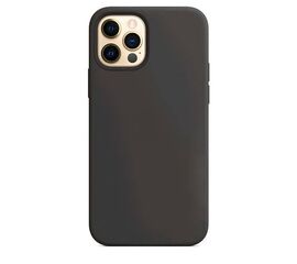 Чехол силиконовый для iPhone 12 / iPhone 12 Pro Silicone Case MagSafe Black - Сервис Плюс Рус