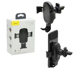 Автодержатель WXYL-01 в решетку Mount Baseus черный - Сервис Плюс Рус