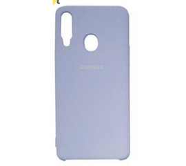 Чехол Samsung A20S SILICONE COVER Голубой - Сервис Плюс Рус