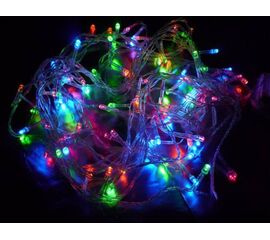 Гирлянда NG-56 цветная, белый провод 100л/8м - Сервис Плюс Рус
