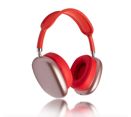 Беспроводные Bluetooth наушники накладные P9, красные - Сервис Плюс Рус