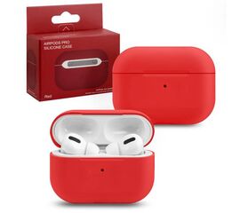Силиконовый чехол Silicone Case Slim для AirPods Pro, красный - Сервис Плюс Рус