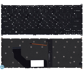 Клавиатура для ноутбука Acer Swift 3 SF314-41 черная с подсветкой - Сервис Плюс Рус