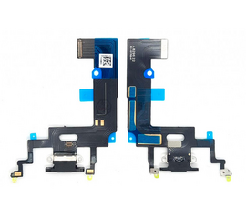 Шлейф для зарядки iPhone XR черный - Сервис Плюс Рус