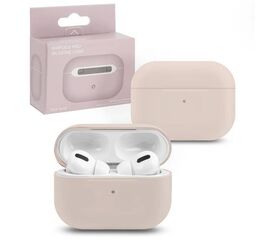 Силиконовый чехол Silicone Case Slim для AirPods Pro, светло-розовый - Сервис Плюс Рус