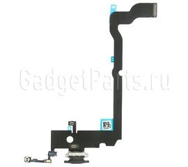 Шлейф для Apple iPhone Xs Max с комп. + разъем зарядки + микрофон (оригинал) Apple - Сервис Плюс Рус