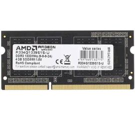 Оперативная память SODIMM AMD Radeon R3 Value Series 4 ГБ ATI Radeon - Сервис Плюс Рус