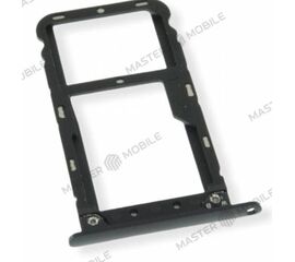 Держатель сим-карты для Xiaomi Redmi Note 5 / Redmi Note 5 Pro (черный) - Сервис Плюс Рус