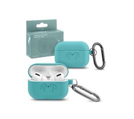 Чехол APods Pro Hang Silicon Сase с карабином HF coast blue - Сервис Плюс Рус