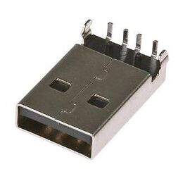 USB type A вилка угловая на плату - Сервис Плюс Рус