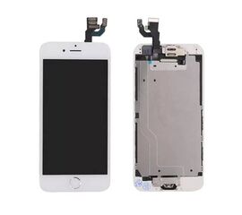 iPhone 6 Дисплей (в сборе с кнопкой Home) (снятый оригинал) - белый - Сервис Плюс Рус