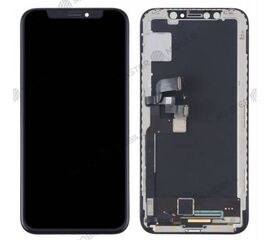 Дисплей для Apple iPhone X (в сборе с тачскрином) (черный) (Oled HH) - Сервис Плюс Рус