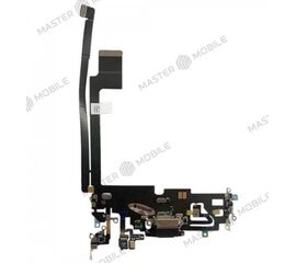 Шлейф для Apple iPhone 12 Pro Max с комп. + разъем зарядки + микрофон (черный) ORIG - Сервис Плюс Рус