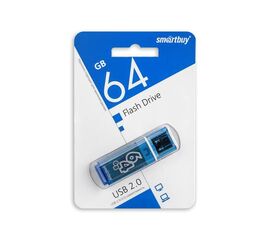 USB накопитель 64 GB Smart Buy Glossy Series Blue - Сервис Плюс Рус